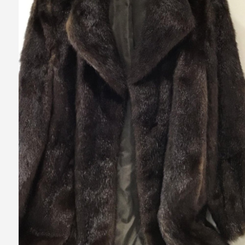 Dark Brown Mink Stoller (Size 12) - Picture 2 of 8